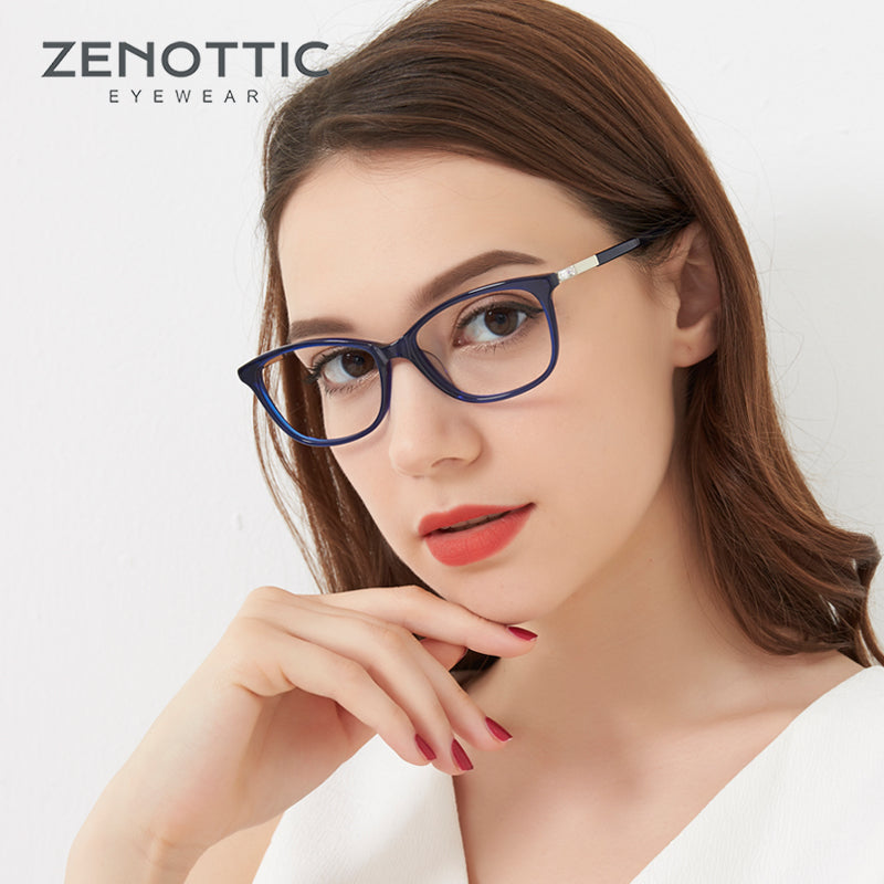 Acetate Frame Fashion Eyeglasses