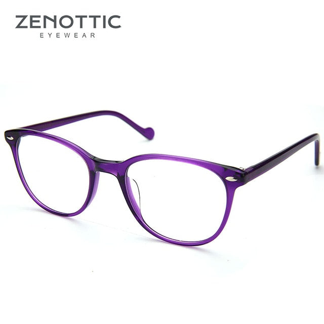 Purple Retro Glasses Frame