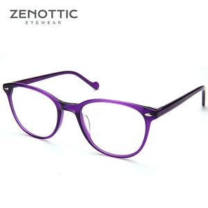 Purple Retro Glasses Frame