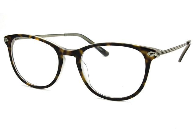 Retro Tortoise Acetate Eyeglass Frames