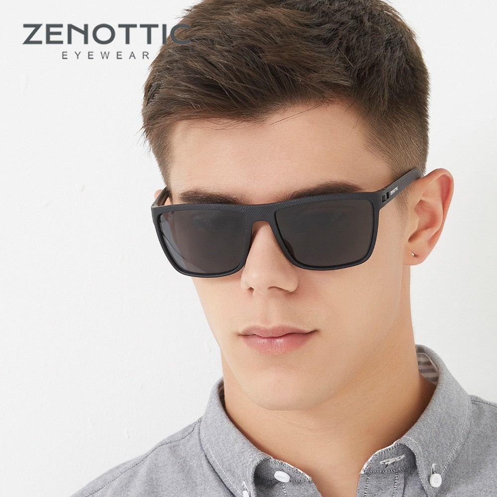 High Quality Men Sunglasses Polarized Retro UV400