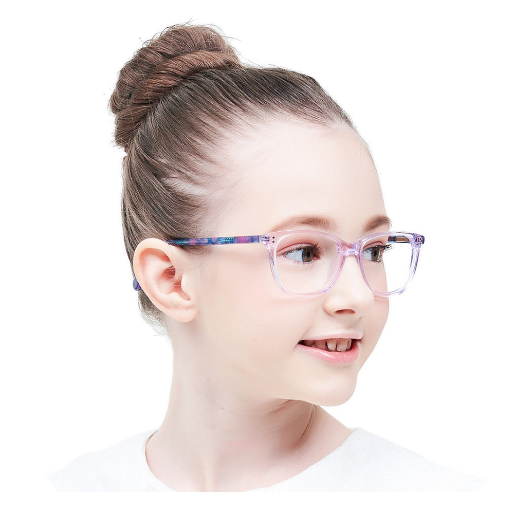 Acetate Eyeglass Frames Children Purple