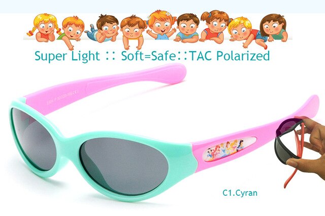 Flexible Silicone little Baby Sunglasses UV400