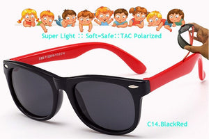 Polarized Kids Boys Sunglasses Silicone