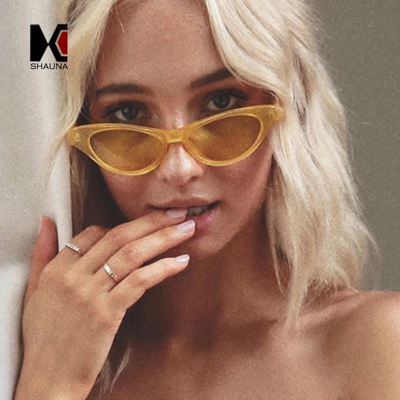 Trending Small CatEye Sunglasses Women Brand Designer UV400