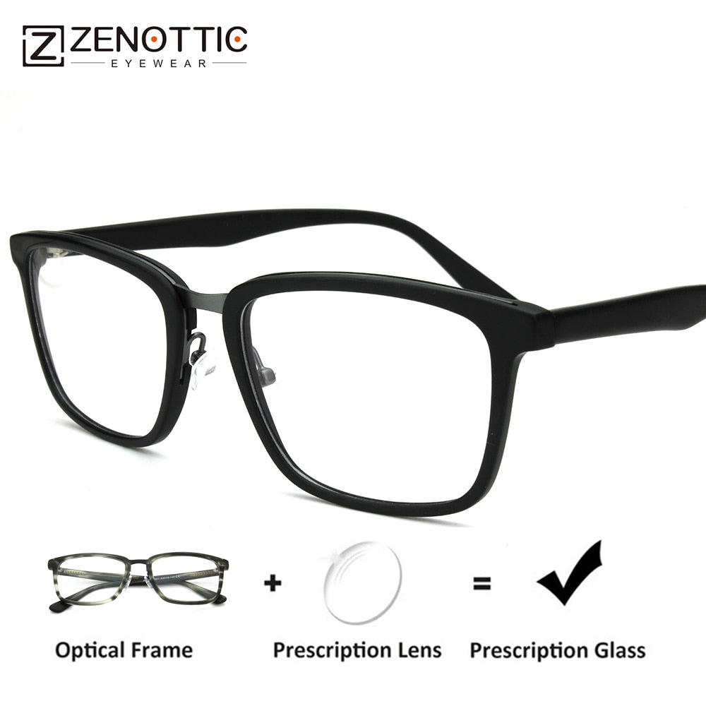 Acetate Men Prescription Glasses Optical