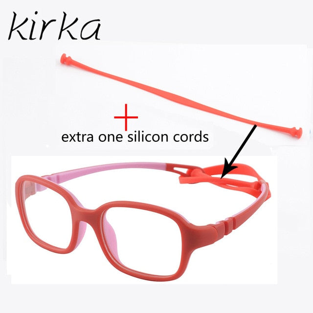 Flexible Eyeglasses Unbreakable Safe Light Frame
