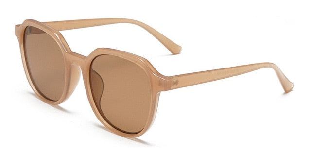 Round Sunglasses Brand Designer Retro Orange