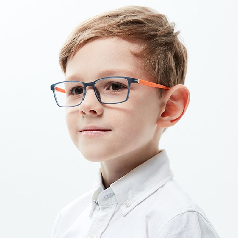 Children Square Flexible Kids Glasses