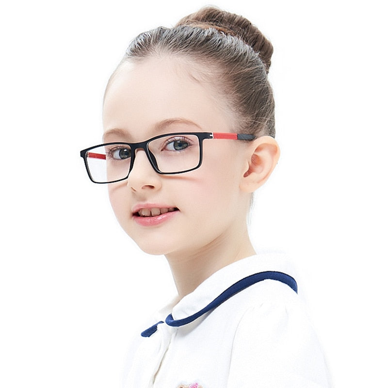 Children Flexible Square Glasses Frame